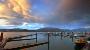Cow Bay in Prince Rupert, BC, Canada
